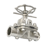 Stainless Steel Sanitary Clamp Handwheel Operated Diaphragm Membrane Valve