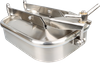 DN150 Stainless Steel Food Grade Rectengular Outward Side Tank Hatch with Double Arm