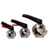 Sanitary Stainless Steel Quick Release Manual Butterfly Valve with Weld Connection