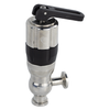  Sanitary Stainless Steel Clamped Mini Safety Valve for Liquids