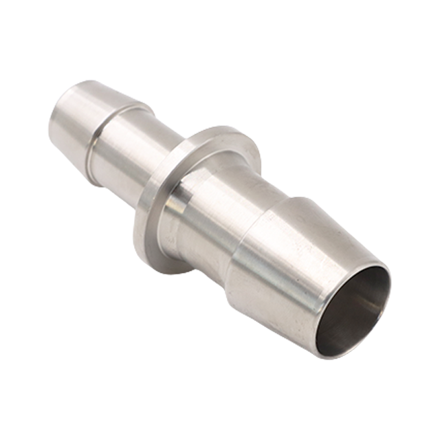 Sanitary Stainless Steel Aseptic Single Straight Hose Tube to Tube Coupling Adaptor Fitting