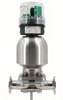 Stainless steel pneumatic quick-installation welded threaded diaphragm valve