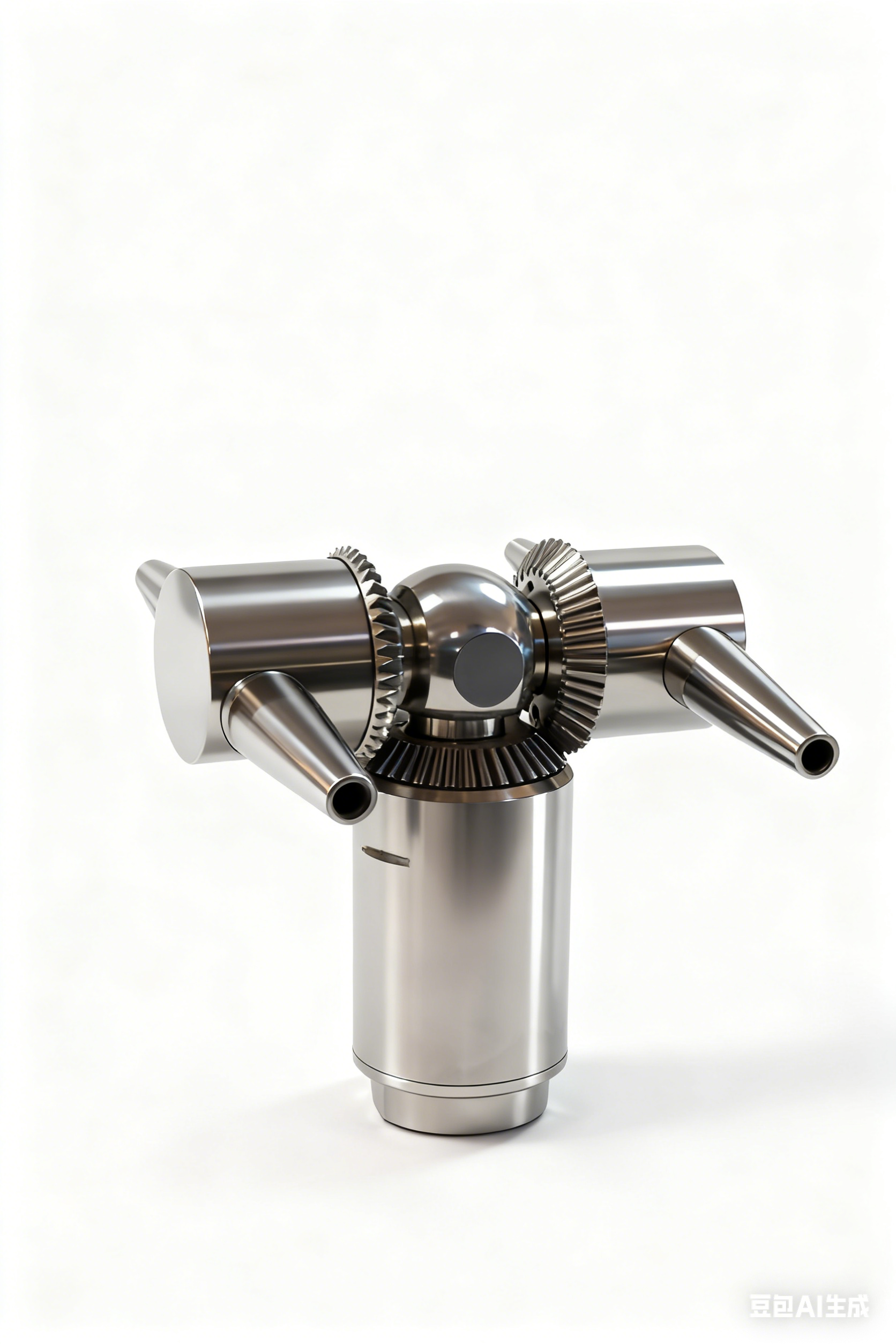 Stainless steel sanitary 360-degree rotating tank cleaning nozzle