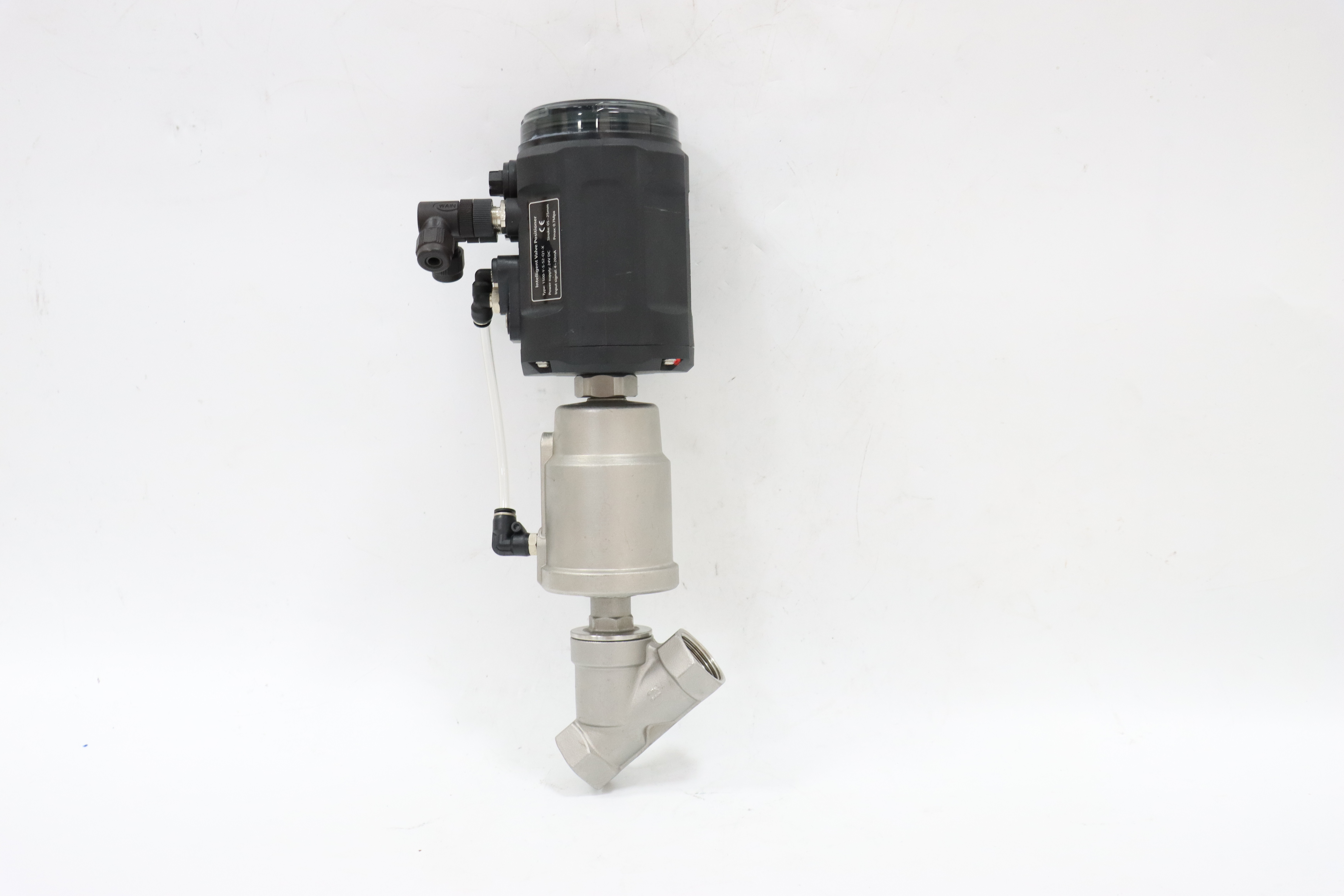 Stainless Steel Sanitary Pneumatic Intelligent Positioning Angle Seat Valve