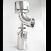 Stainless Steel DN80 ISO Y Type Sanitary Tank Bottom Valve