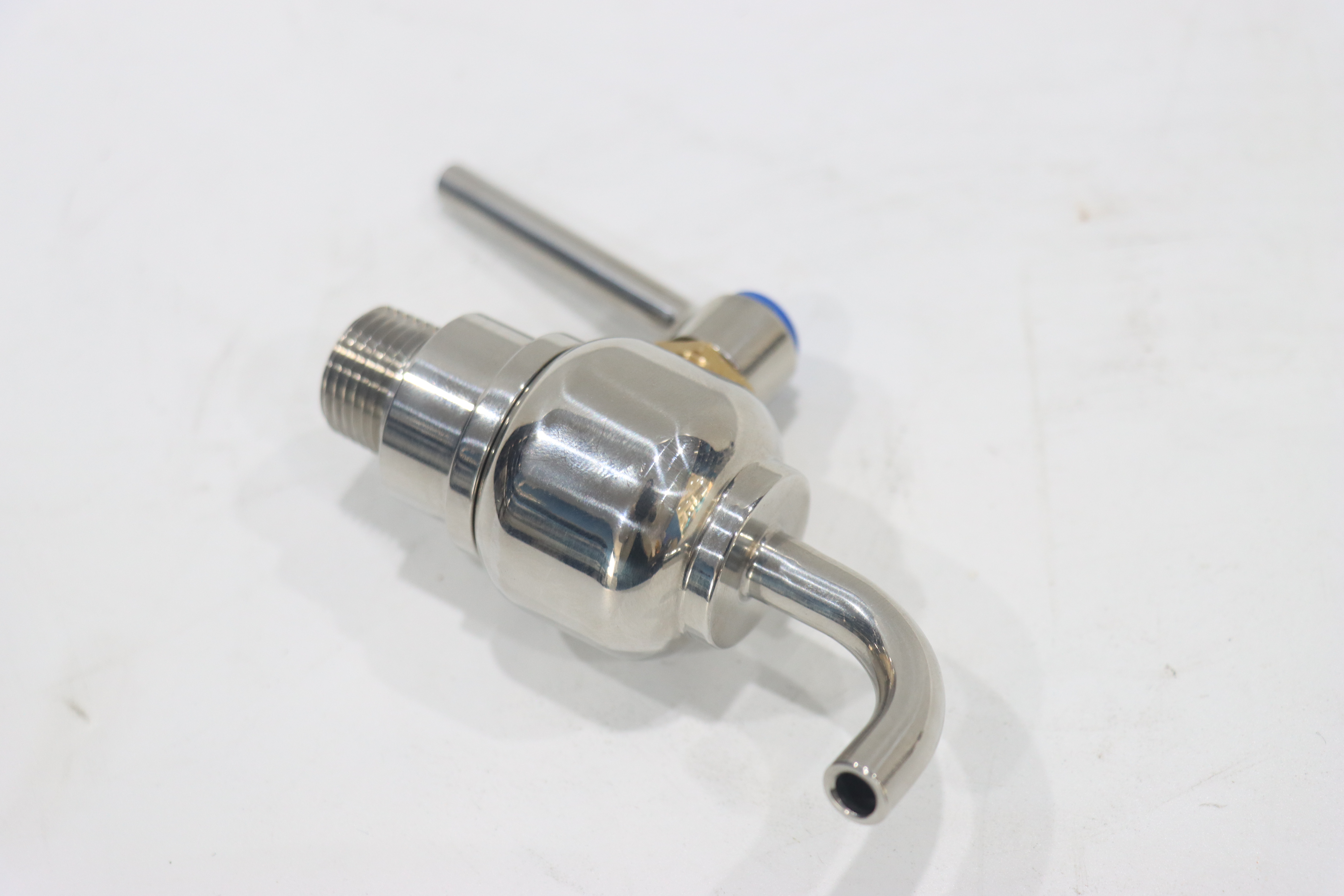 SS304 Sanitary Grade Integrated Pressure Faucet-Type Sampling Valve