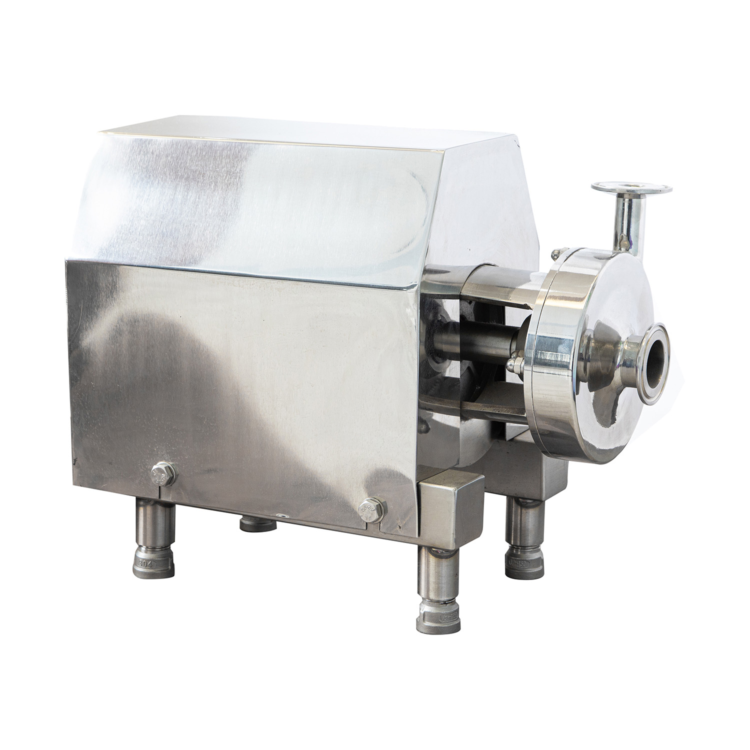 Stainless Steel Sanitary Motor Vertical Self Impeller Priming Centrifugal Pump 