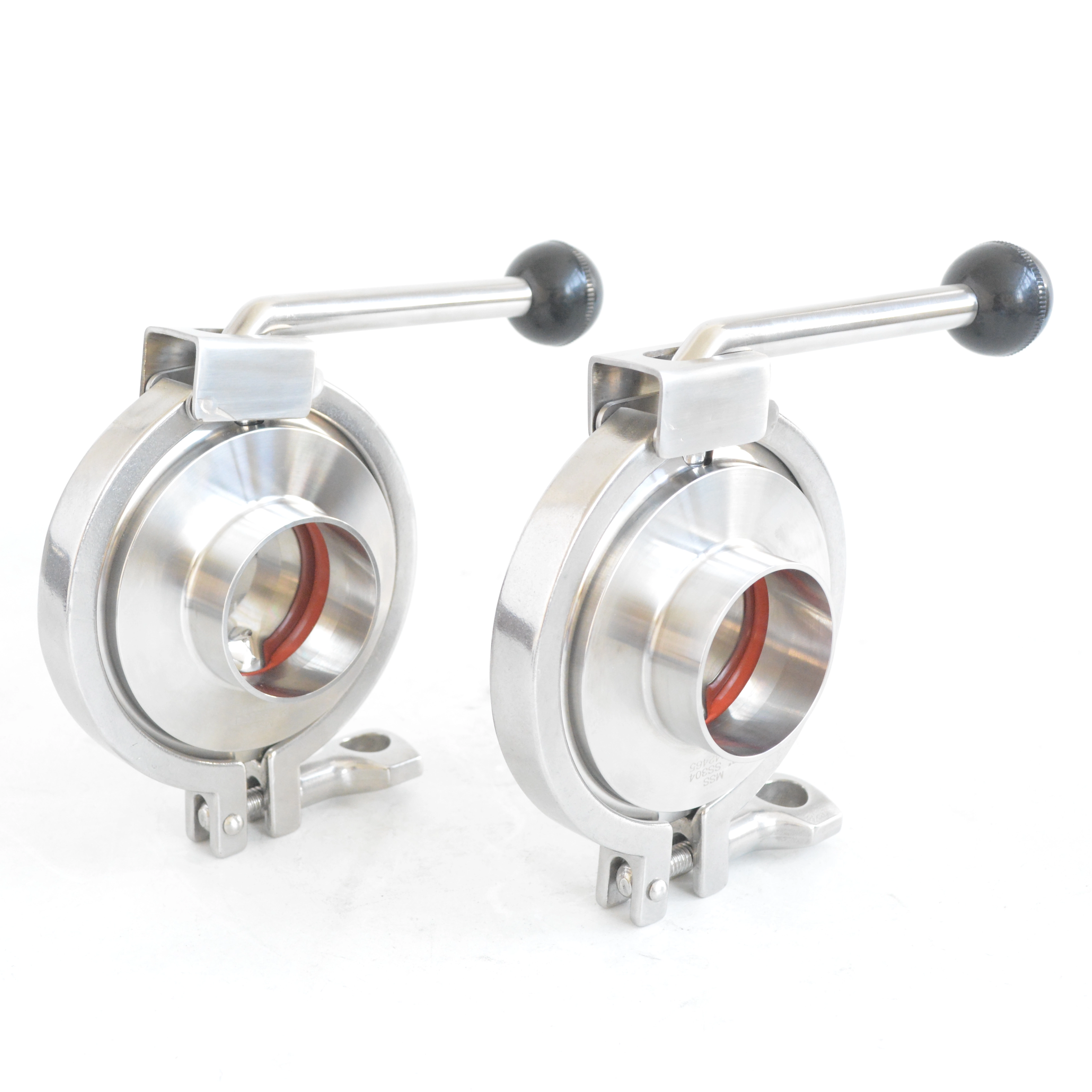 STAINLESS STEEL DN300 Manual Indicator Anti Mixing Butterfly Valve