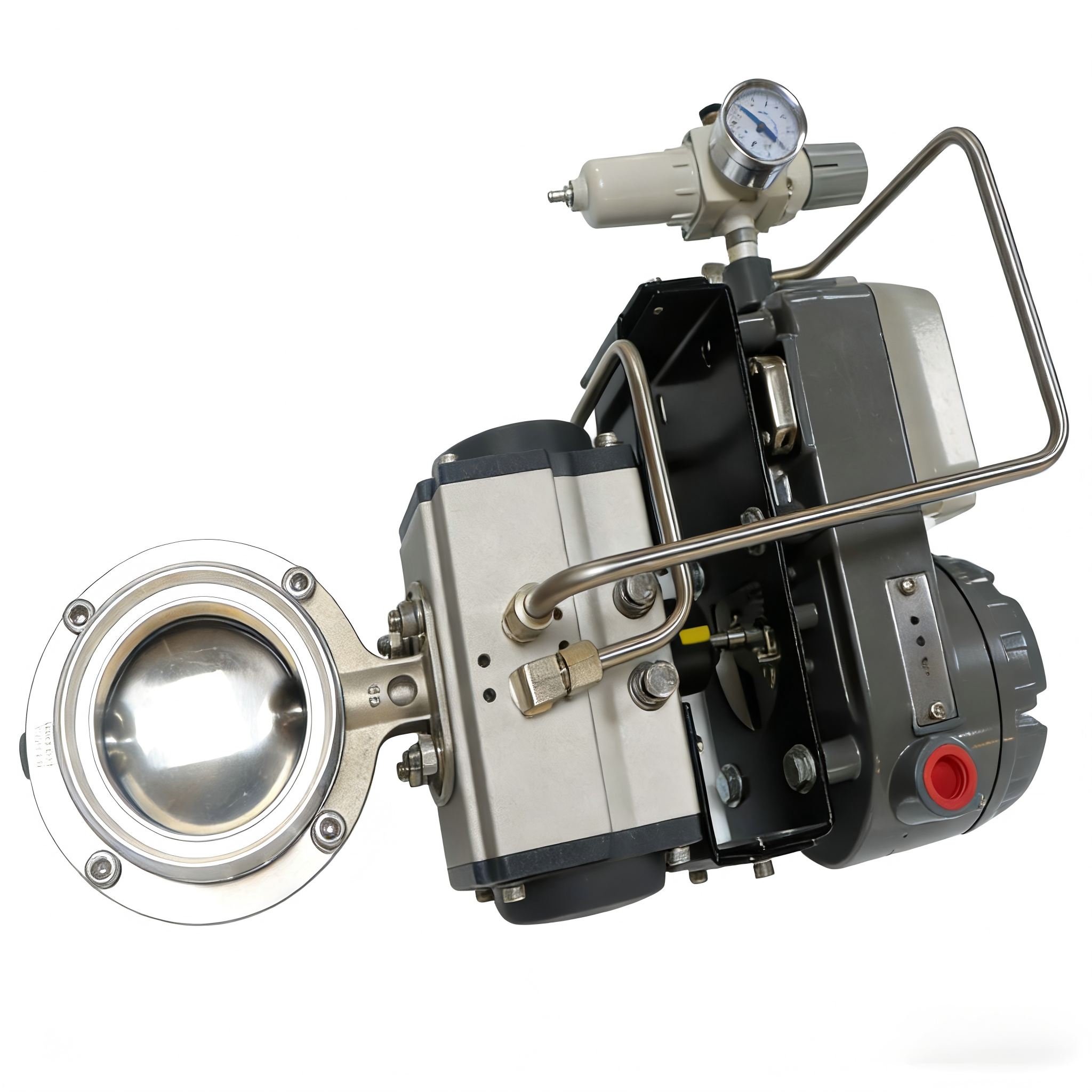 STAINLESS STEEL Electric Lug DN25 Manual Actuator butterfly valve