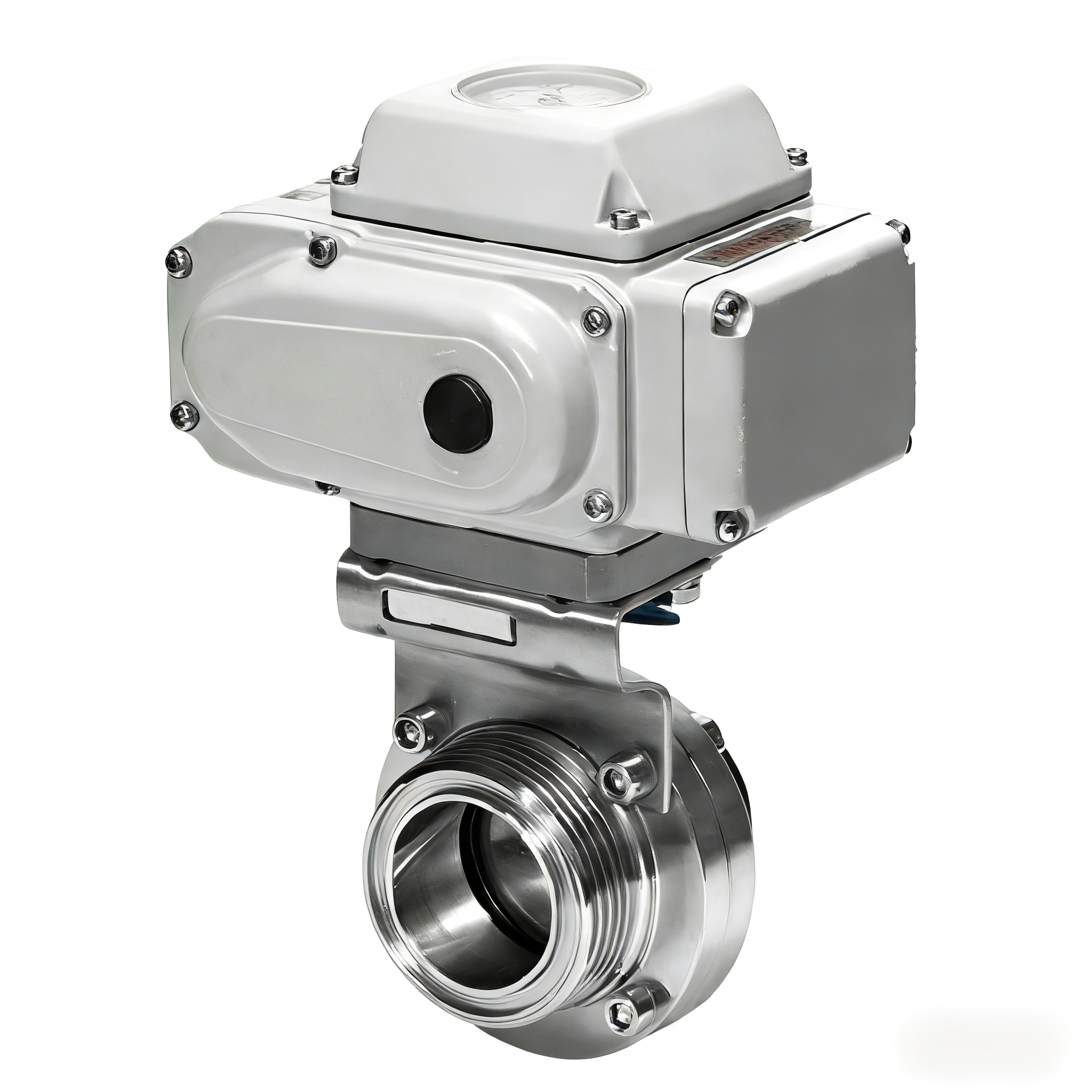 STAINLESS STEEL 6 Inches PVC Clamp Solenoid Butterfly Valve