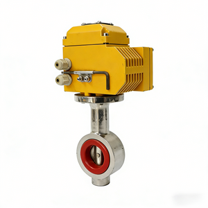 STAINLESS STEEL High Performance Solenoid Crane Center Line Butterfly Valve