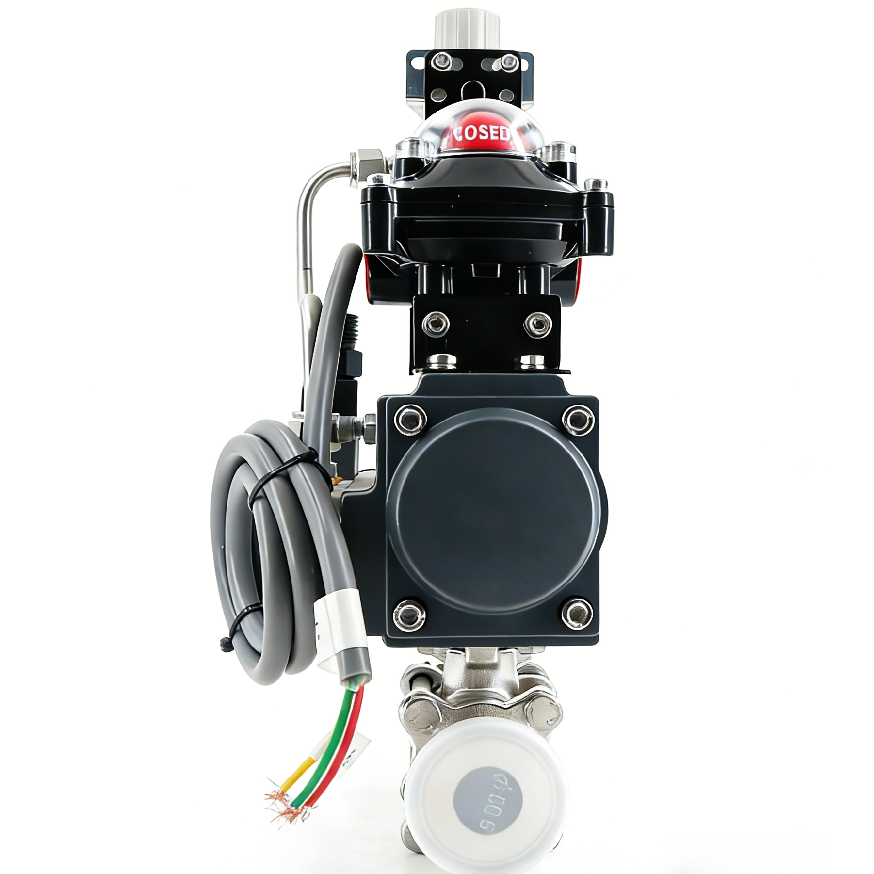 Stainless Steel Sanitary Straight-through Pneumatic Quick-install Ball Valve