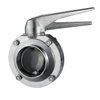 Stainless Steel Sanitary DIN Two-way VBN Butterfly Valve