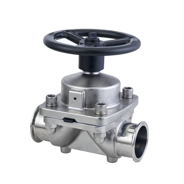 Stainless Steel Aseptic Manual Diaphragm Valve for Food