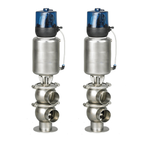 Stainless Steel Control Double Seat Flow Diversion Valve