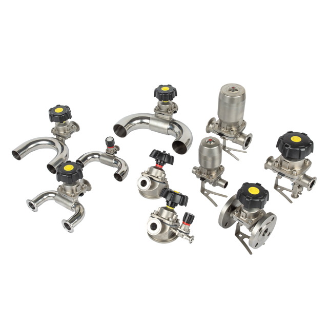 Stainless Steel High Pressure Aseptic Diaphragm Control Valve