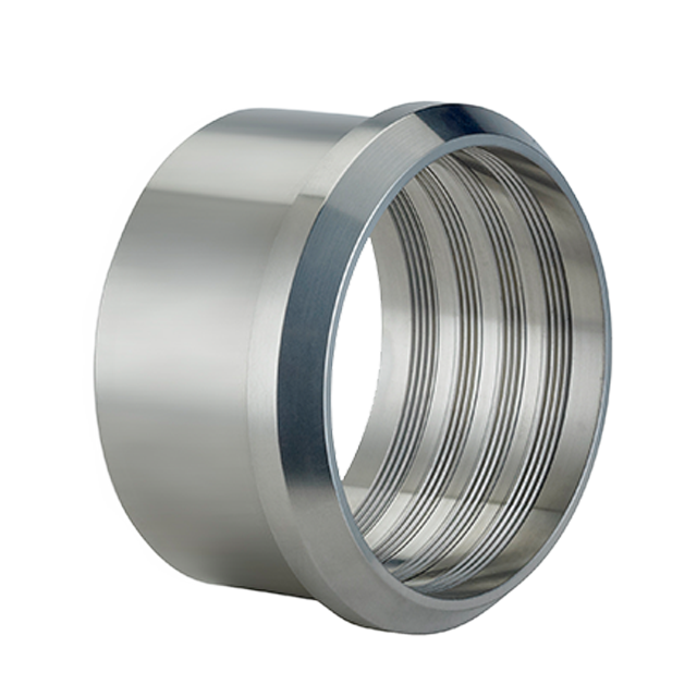 DIN11851 Stainless Steel Bevel Seat - Threaded Connection Recessless Union Ferrule for Sanitary Line Processing