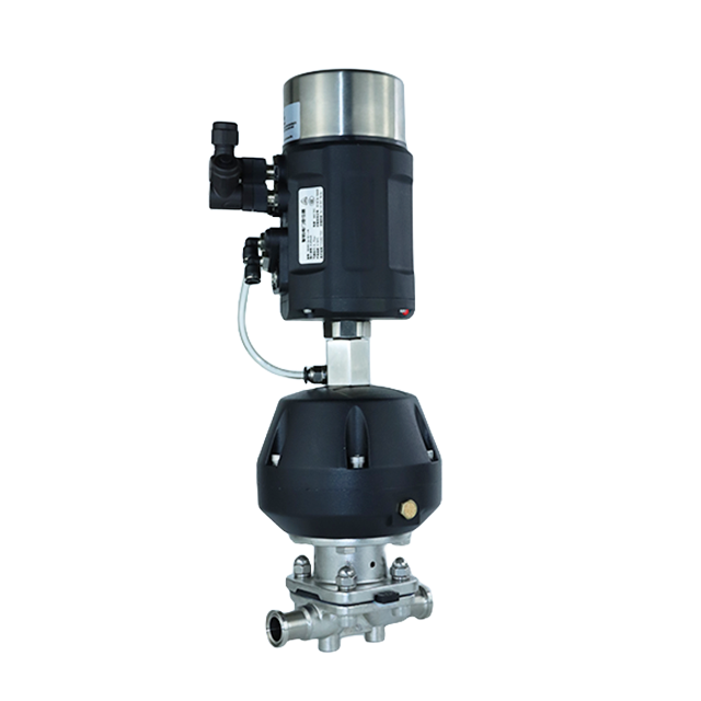 Stainless Steel Clamped Pneumatic Actuated Flow Control Diaphragm Valve