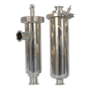 Stainless Steel Inline Angle-type Filter Housing with TriClover Ends
