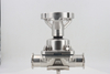 Stainless Steel Sanitary Manual Fluoropolymer-lined Diaphragm Valve