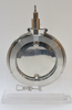 Stainless Steel Sanitary Hastelloy Powder Manual Butterfly Valve