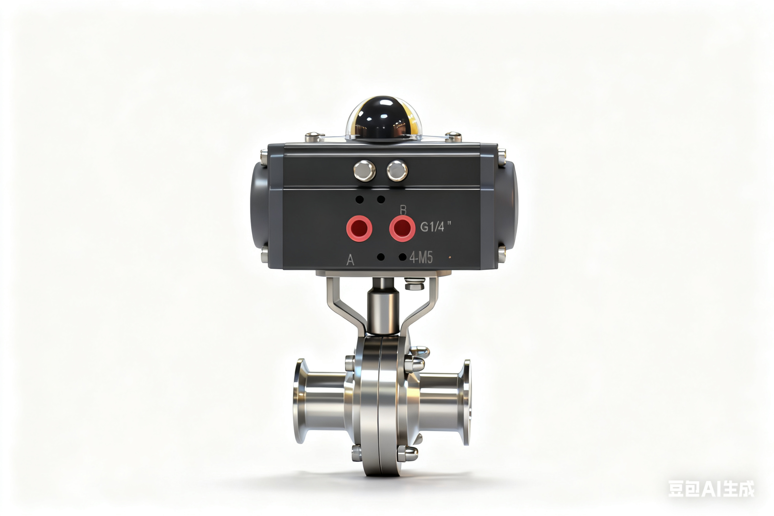 STAINLESS STEEL Aluminum Groove Type Demco Gearbox Butterfly Valve