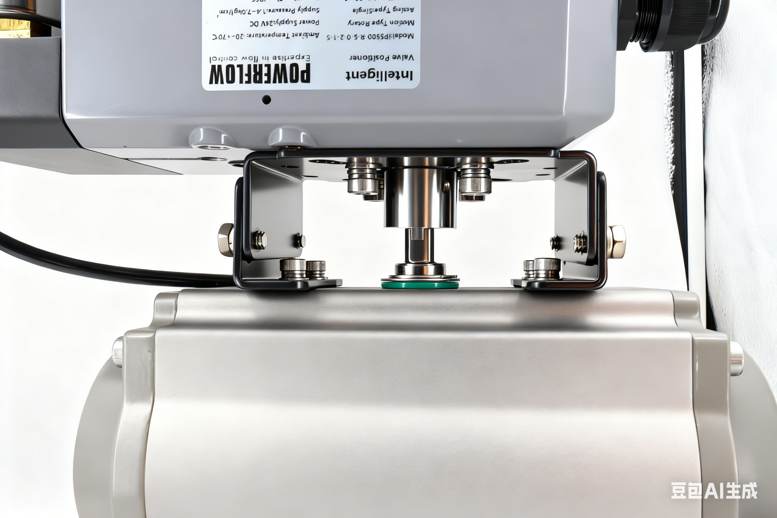 Stainless steel sanitary positioner pneumatic regulating ball valve