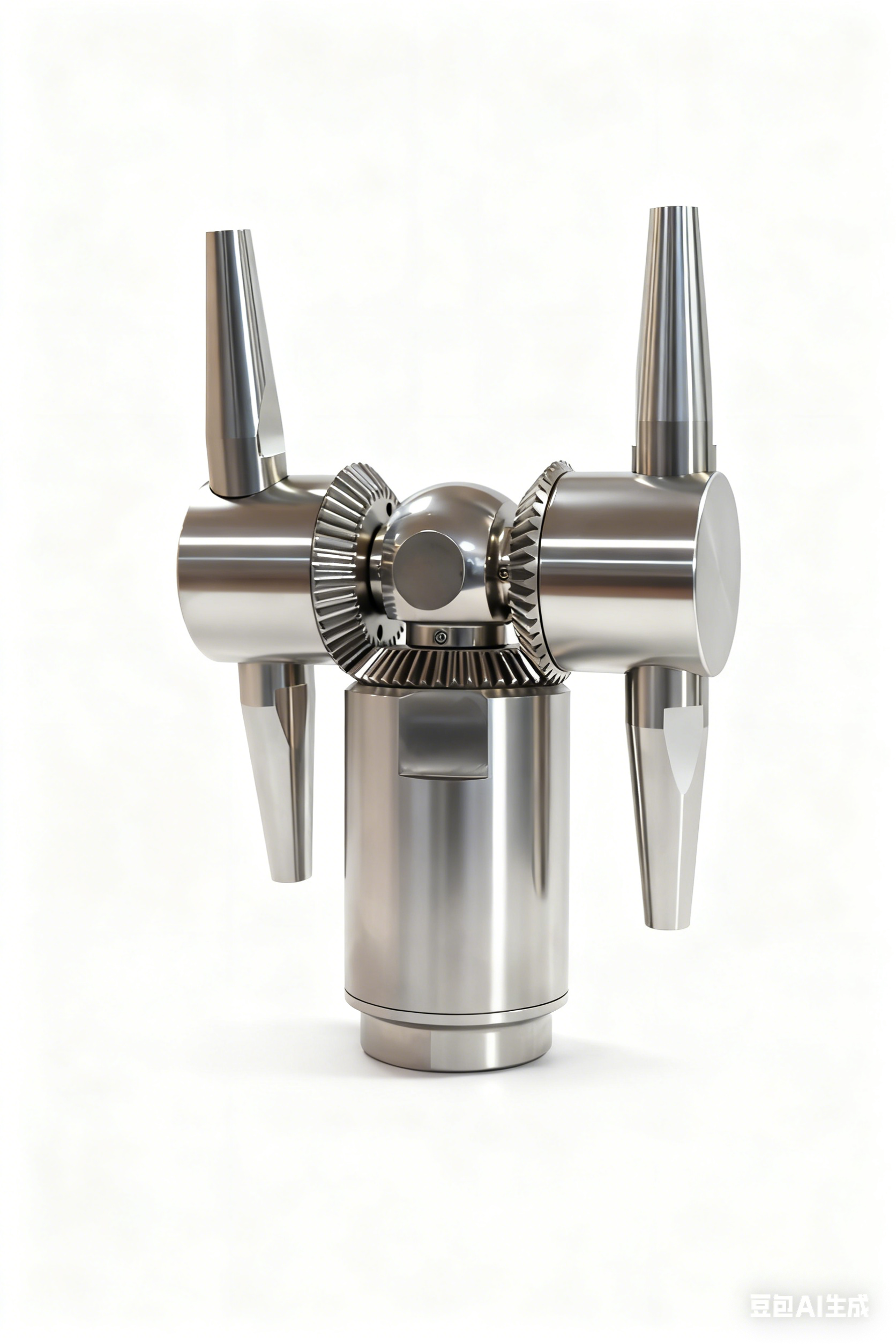 Stainless steel sanitary 360-degree rotating tank cleaning nozzle