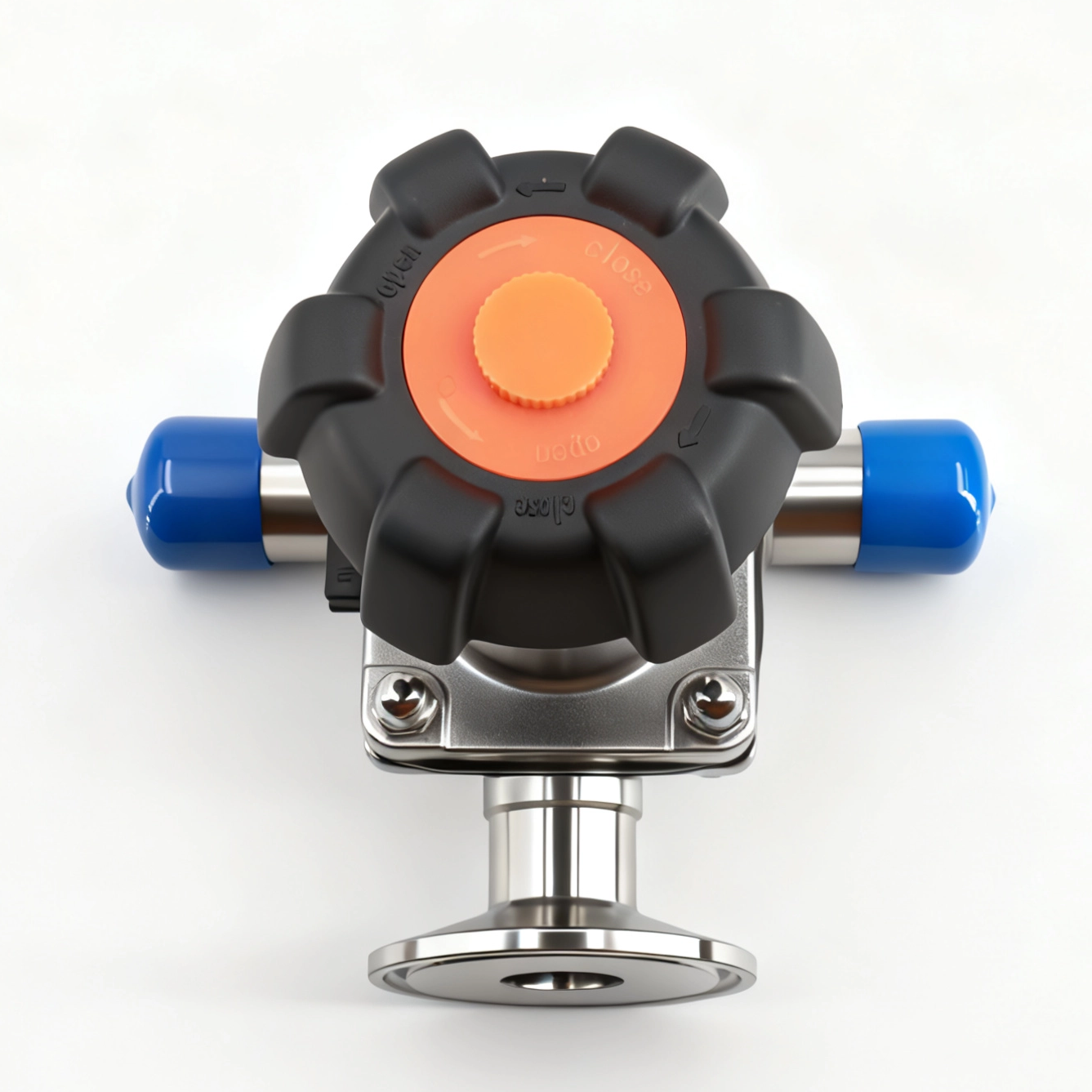 Sanitary Stainless Steel Manual Welded rubber Diaphragm Valve