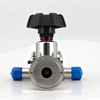 Sanitary Stainless Steel Manual Welded rubber Diaphragm Valve