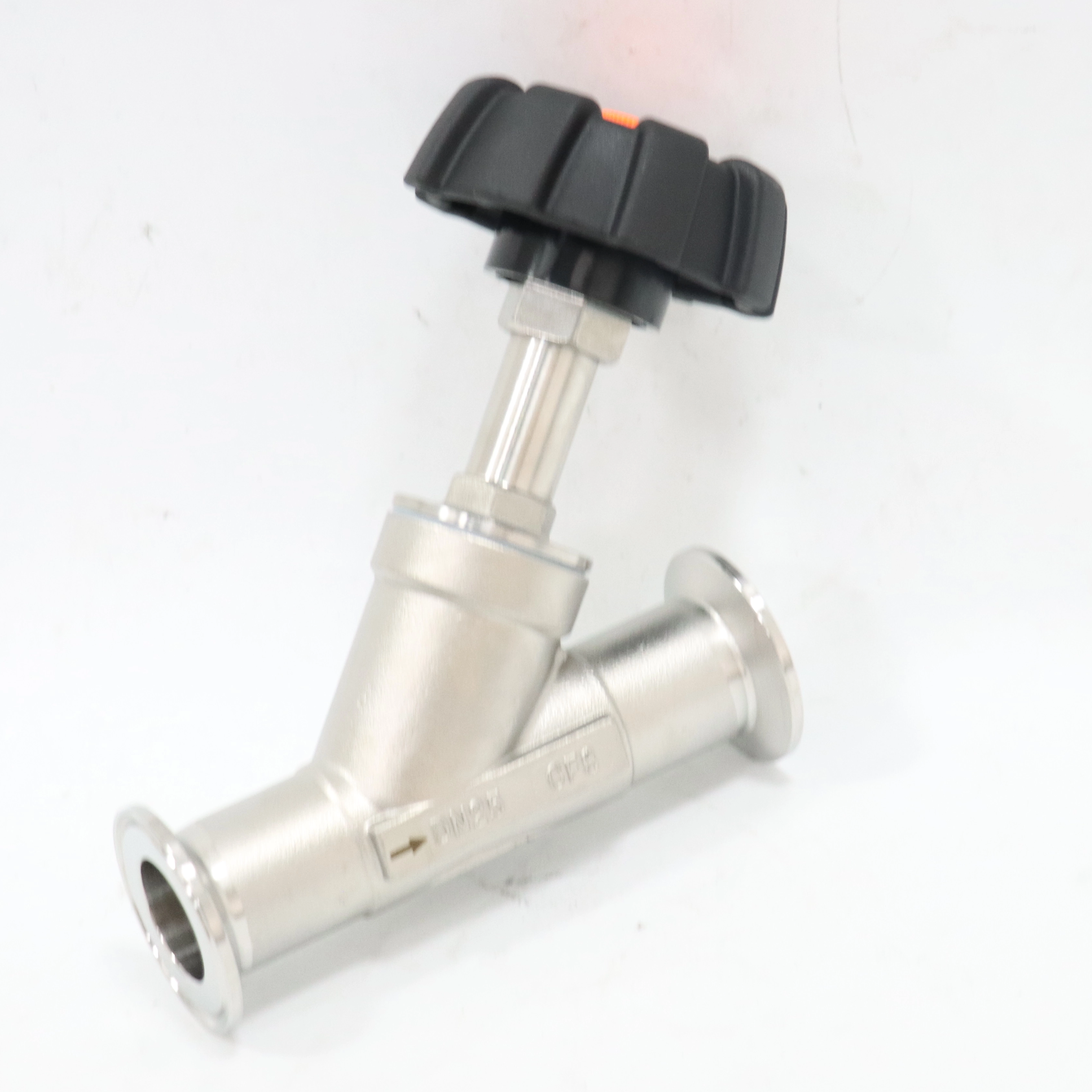 Stainless Steel Corrosion-resistant Steam Valve Plastic Head Manual Quick-release Angle Seat