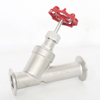 Stainless Steel Steam High Temperature Resistant Manual Quick-release Angle Seat Valve