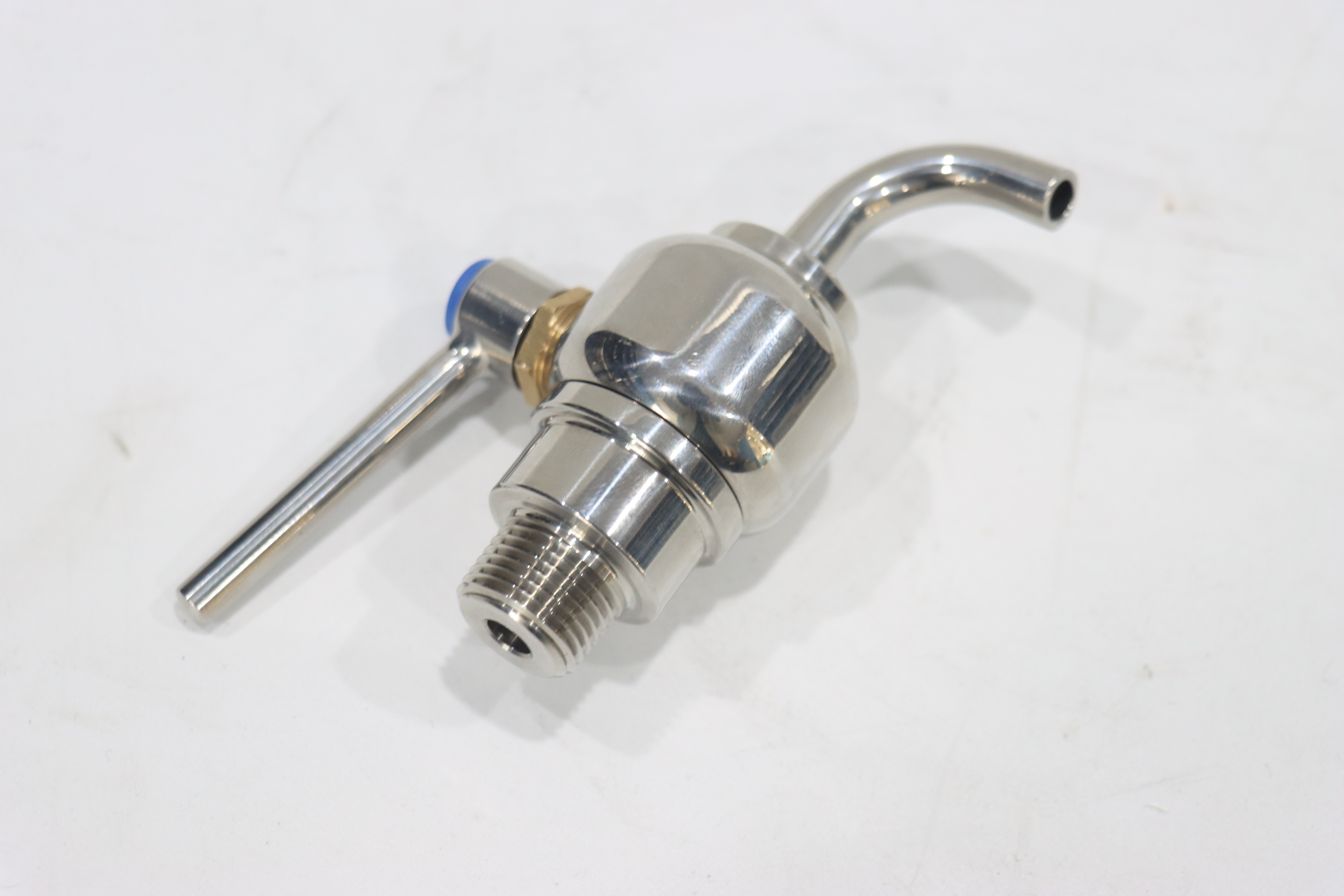 SS304 Sanitary Grade Integrated Pressure Faucet-Type Sampling Valve