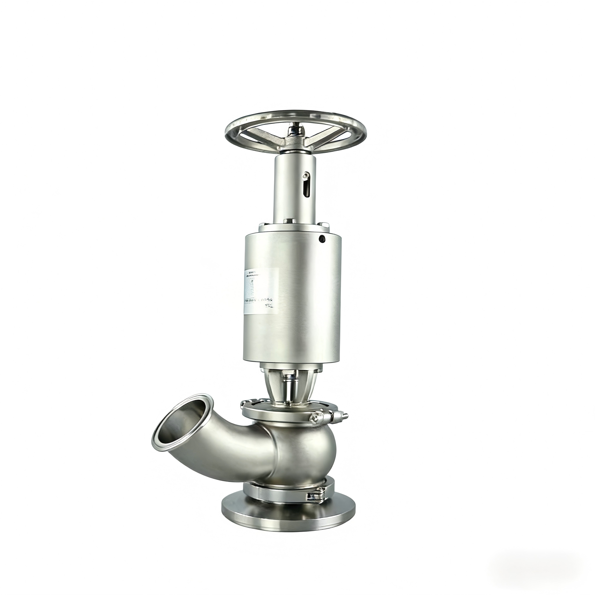 Stainless Steel Sanitary LPG Elbow Tank Bottom Valve