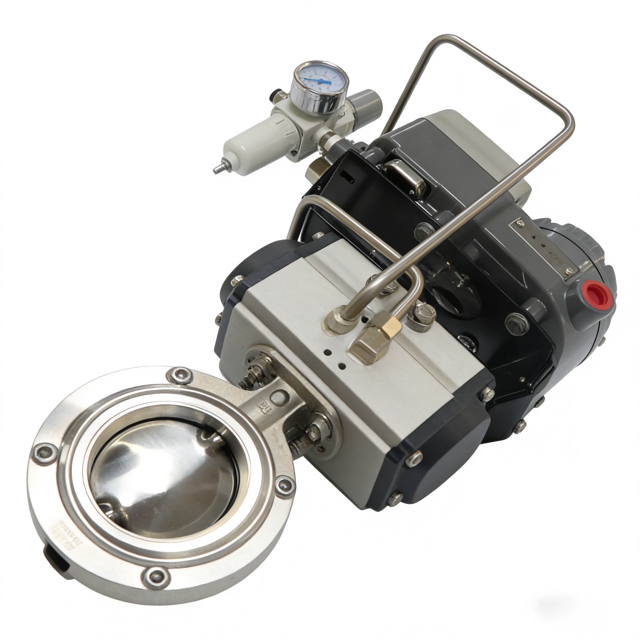 STAINLESS STEEL Electric Lug DN25 Manual Actuator butterfly valve