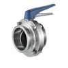 Stainless Steel Grade Quick Loading Clamped Butterfly Control Valve