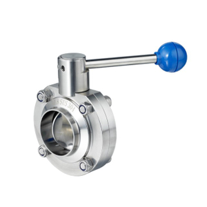 Stainless Steel Sanitary Food Grade Weld Butterfly Control Valve