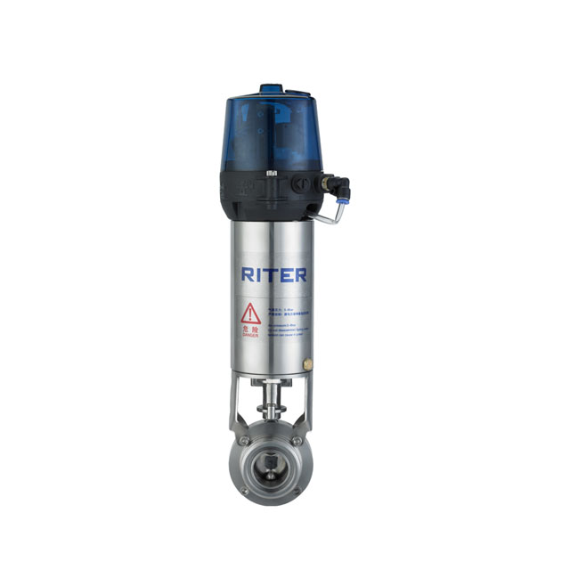 Stainless Steel Pneumatic Sanitary Grade Quick Loading VBN Butterfly Valve
