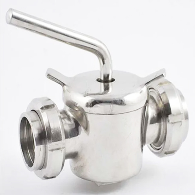 Stainless Steel Sanitary Ultra Clean High-Temperature Union Plug Valve