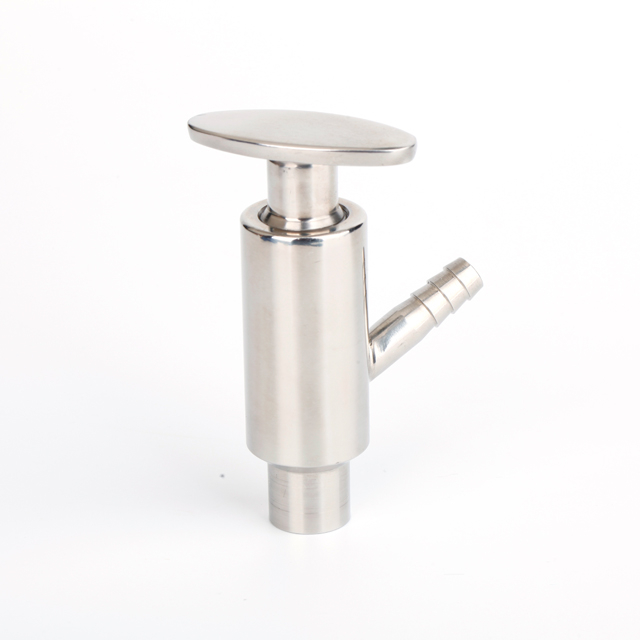 Stainless Steel Manual Microbial Clamped Liquid Sampling Valve 