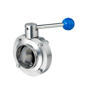Stainless Steel Sanitary Durable Pull Trigger Butterfly Valve 