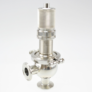 Stainless Steel Sanitary Grade In-line Type Quick Release Safety Valve