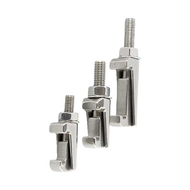  Sanitary Stainless Steel Double Claw Tri Clamp Caliper with Screw Bolt