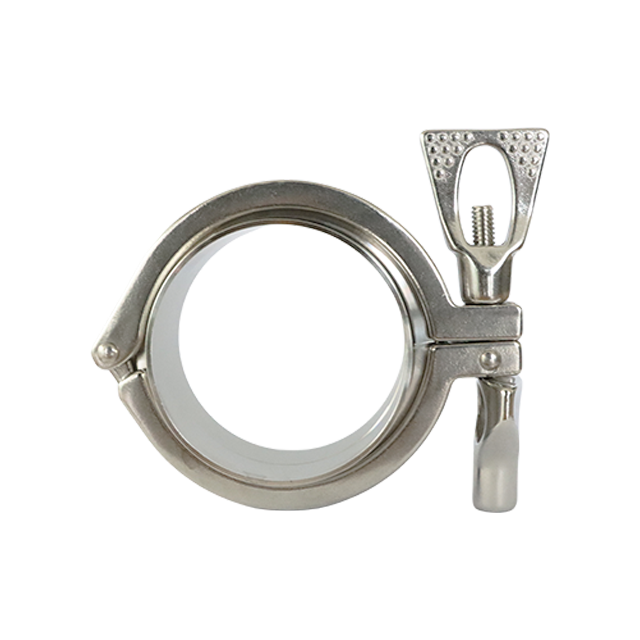 Stainless Steel Sanitary TriClover Tc Clamp Clamp with Two Wing Nuts