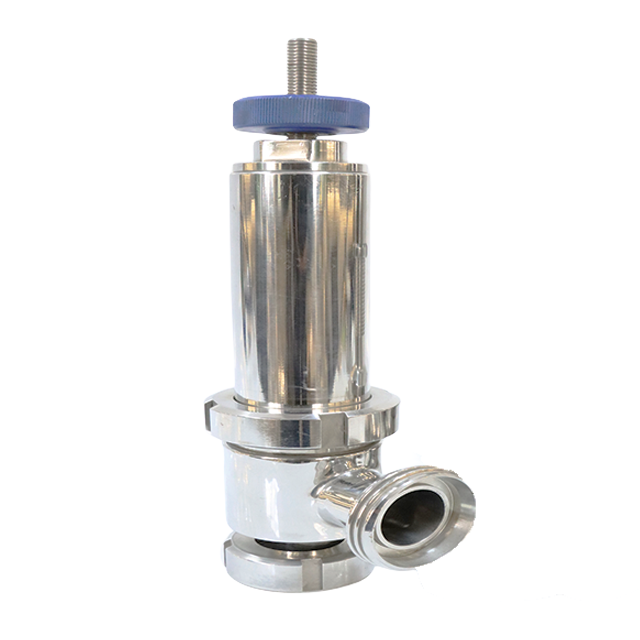 Sanitary Stainless Steel Relief Tank Rebreather Valve with Manual Seat Lift