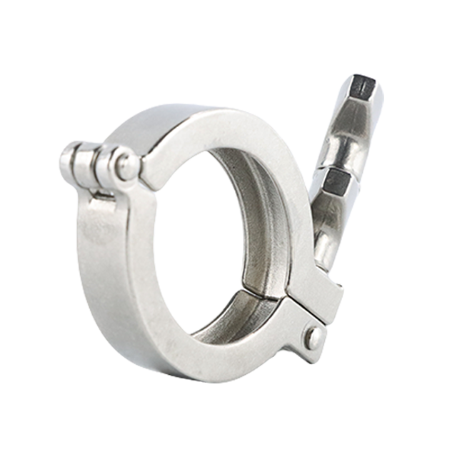 High Pressure Sanitary Stainless Steel Single Pin Tri Clamp with Two Wing Nuts