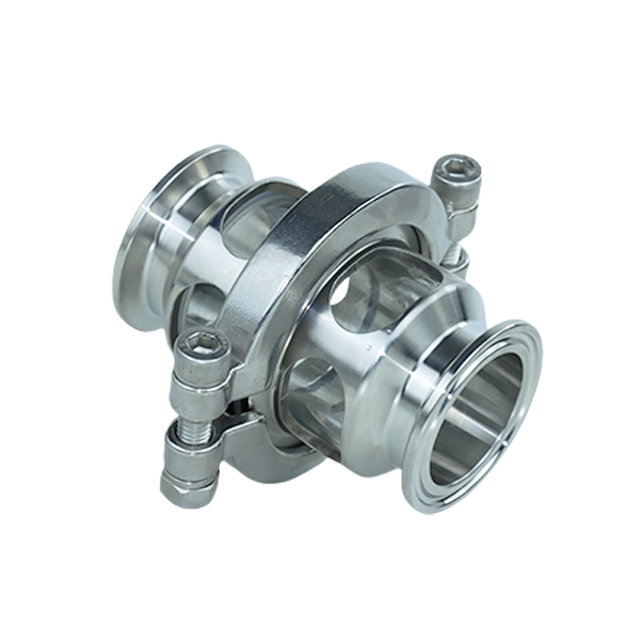 Stainless Steel Sanitary HSG Series Single Pin Clamp Hygienic Sight Glass 