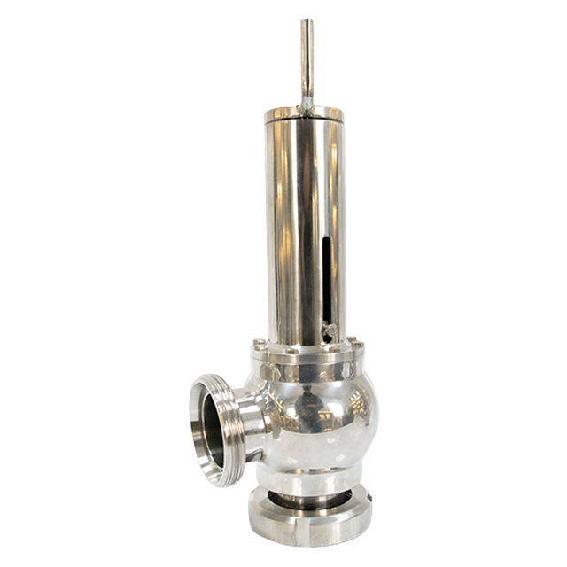 Sanitary Stainless Steel Spring Loaded Pressure Relief Safety Valve