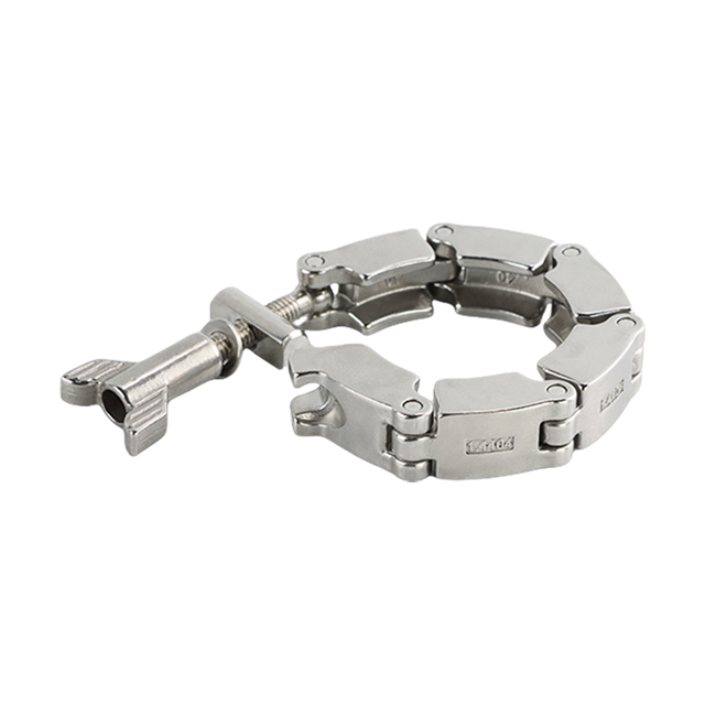 Stainless Steel Sanitary Tensioning KF Chain Clamps with Wing Nut 