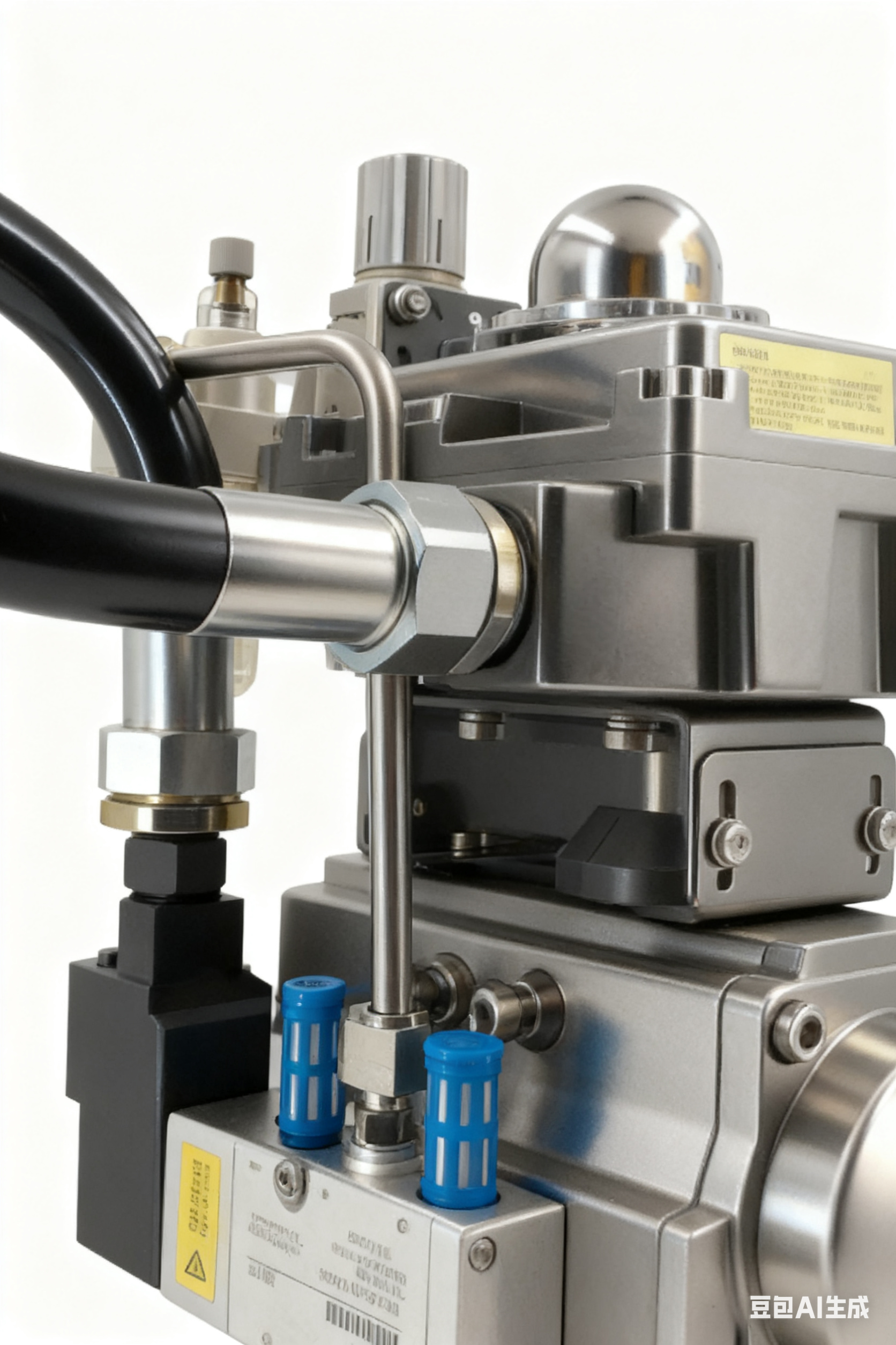 316 Stainless Steel Sanitary Pneumatic Three-Piece Quick-Installation Ball Valve